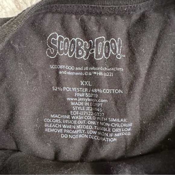 Scooby-Doo! | Rockin with Scooby Boyfriend Fit T-Shirt | Size Extra Extra Large - Picture 5 of 7